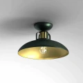 Plafon FELIX zielono/złoty 1xE27 szer.30cm