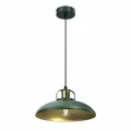 Lampa wisząca FELIX 1xE27 zielono/złoty