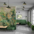 Lampa wisząca FELIX 1xE27 zielono/złoty