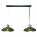 Lampa wisząca FELIX 2xE27 zielono/złoty