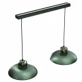Lampa wisząca FELIX 2xE27 zielono/złoty