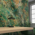 Lampa biurkowa FELIX 1xE27 zielono/złoty