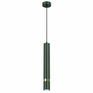 Lampa wisząca JOKER 1xGU10 zielono/złoty
