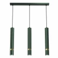 Lampa wisząca JOKER 3xGU10 zielono/złoty