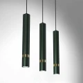 Lampa wisząca JOKER 3xGU10 zielono/złoty