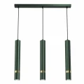 Lampa wisząca JOKER 3xGU10 zielono/złoty