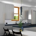 Lampa wisząca JOKER 1xGU10 Granatowy/złoty