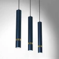 Lampa wisząca JOKER 3xGU10 Granatowy/złoty