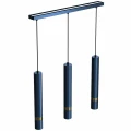 Lampa wisząca JOKER 3xGU10 Granatowy/złoty
