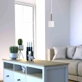 Lampa wisząca ARENA 1xGX53 biało/złoty