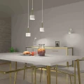 Lampa wisząca ARENA 3xGX53 biało/złoty