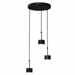Lampa wisząca ARENA 3xGX53 czarno/złoty