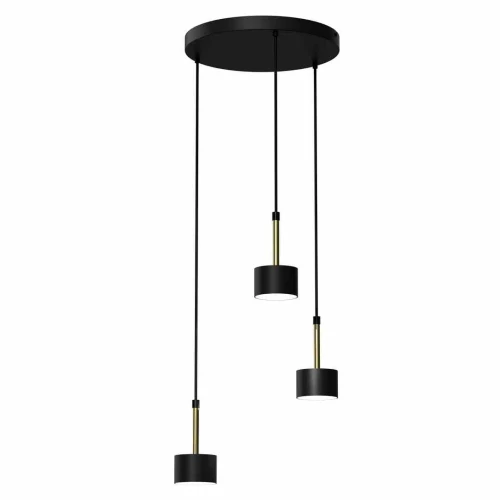 Lampa wisząca ARENA 3xGX53 czarno/złoty