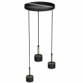 Lampa wisząca ARENA 3xGX53 czarno/złoty