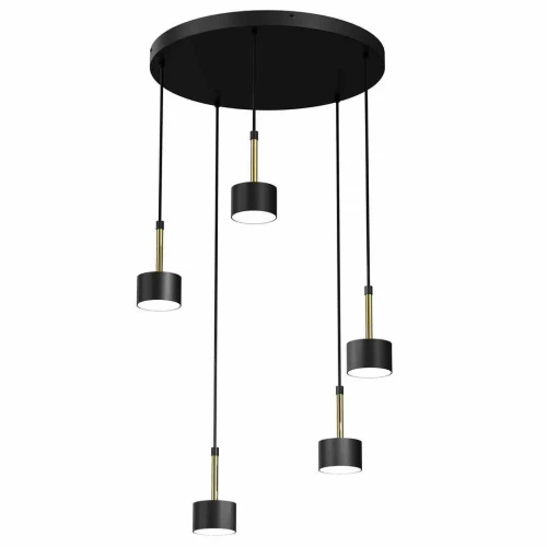 Lampa wisząca ARENA 5xGX53 czarno/złoty