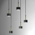 Lampa wisząca ARENA 5xGX53 czarno/złoty