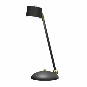 Lampa biurkowa ARENA 1xGX53 czarno/złoty