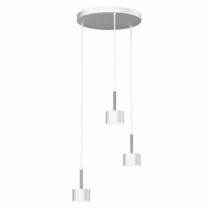 Lampa wisząca ARENA 3xGX53 biały/srebrny
