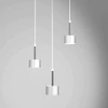 Lampa wisząca ARENA 3xGX53 biały/srebrny