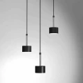 Lampa wisząca ARENA 3xGX53 czarny/srebrny