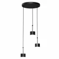 Lampa wisząca ARENA 3xGX53 czarny/srebrny
