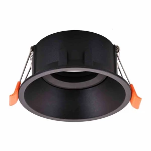 Lampa podtynkowa Podtynkowe okrągłe Ruchome 1xGU10 IP20 czarny