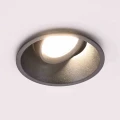 Lampa podtynkowa Podtynkowe okrągłe Ruchome 1xGU10 IP20 czarny