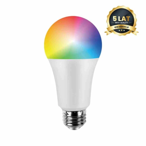 Żarówka LED Wi-FI A60 8W E27 Smart Tuya RGB+CCT+DIM biały