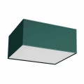 Plafon VERDE kwadrat zielony 40cm 2xE27
