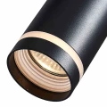 System szynowy 3fazowy Pipe Ring Track Pendant Light 1xGU10 czarny