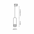 System szynowy 3fazowy Pipe Ring Track Pendant Light 1xGU10 - 3-fazowy biały