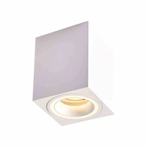 Reflektor/tuba natynkowa Bima Ring kadratowy 1xGU10 biały