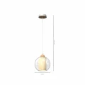 Lampa wisząca TELA 1xE27 fi20 biały