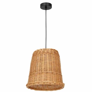 Lampa wisząca VIMINI 1xE27 naturalne drewno