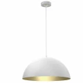 Lampa wisząca BETA 1xE27 45cm biało/złoty