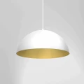 Lampa wisząca BETA 1xE27 45cm biało/złoty