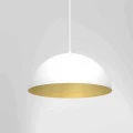 Lampa wisząca BETA 1xE27 35cm biało/złoty