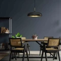 Lampa wisząca LINCOLN 1xE27 45cm czarno/złoty