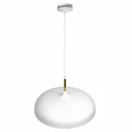 Lampa wisząca LINCOLN 1xE27 45cm biało/złoty
