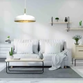 Lampa wisząca LINCOLN 1xE27 45cm biało/złoty