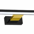 Kinkiet SHINE 60cm 13,8W LED czarno/złoty