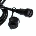 Girlanda 10 METRÓW (bez żarówek) czarny