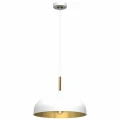 Lampa wisząca LINCOLN 1xE27 35cm biało/złoty