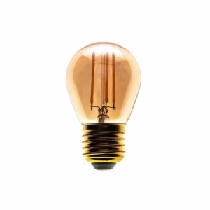 Żarówka FILAMENTOWA 4W G45 E27 Amber Barwa ciepła
