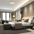 Plafon MAYA złoty 15W LED szer.33cm