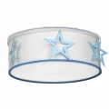 Plafon STAR biały/niebieski 2xE27 szer.40cm