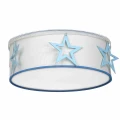 Plafon STAR biały/niebieski 2xE27 szer.40cm