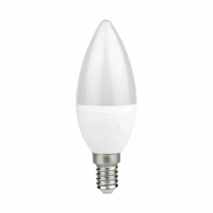 Żarówka LED 7W E14 C37 Świeczka, Barwa neutralna biały