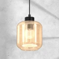 Lampa wisząca SOMBRA AMBER 1xE27 czarny