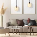 Lampa wisząca SOMBRA AMBER 1xE27 czarny